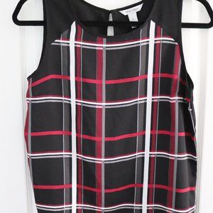 Plaid Front Tank Top Size 12